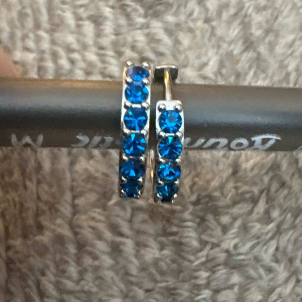 EUC Kurk Geiger small huggy earrings